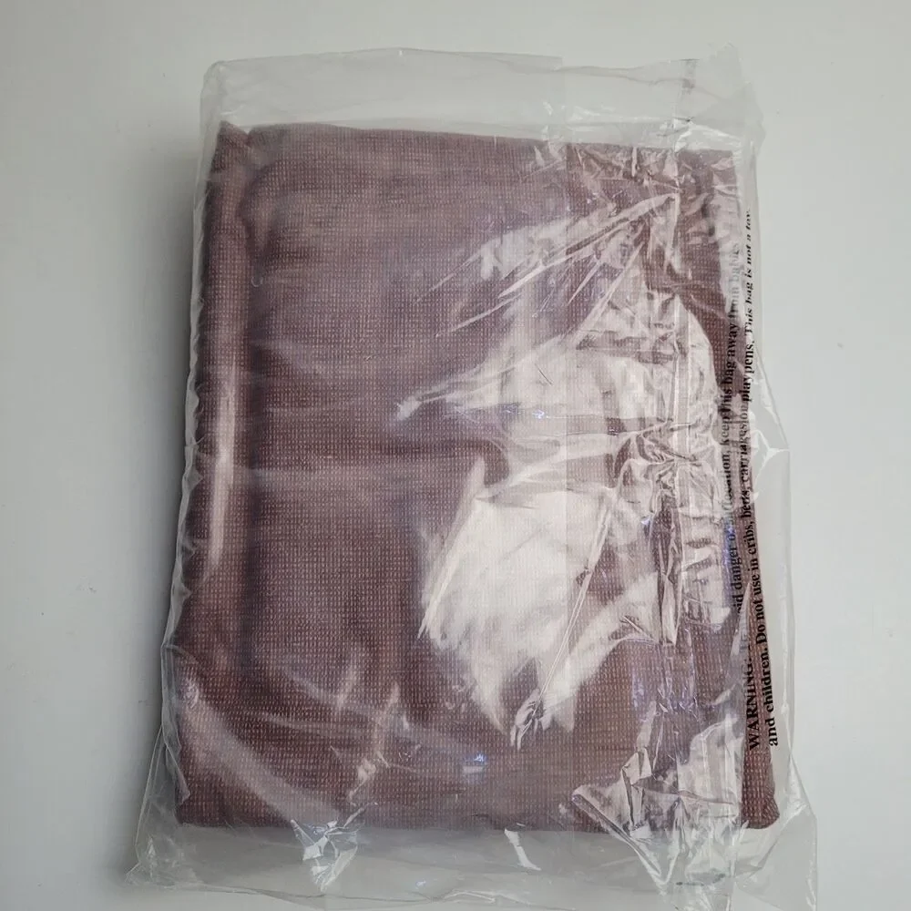 NEW Sun Zero Grommet Single Curtain Panel Color Cedar Orange 50 x 63 #BT1